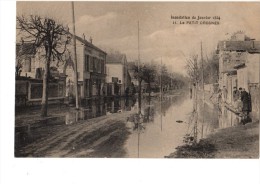 91---ATHIS MONS----LE PETIT CROSNES-inondation De Janvier 1924--voir 2  Scans - Athis Mons