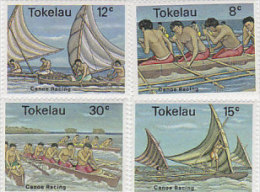 Tokelau-1978 Canoe Racing 65-68 MNH - Tokelau