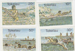 Tokelau-1980 Water Sports 73-76 MNH - Tokelau