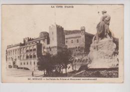 CPA MONACO; PALAIS DU PRINCE En 1931!! - Palais Princier