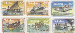 Tokelau-1983 Outrigger Canoe 91-96 MNH - Tokelau