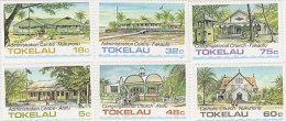 Tokelau-1985 Public Buildings 120-125 MNH - Tokelau