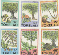 Tokelau-1985 Trees And Fruits 114-119 MNH - Tokelau