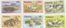 Tokelau-1986 Fauna 132-137 MNH - Tokelau