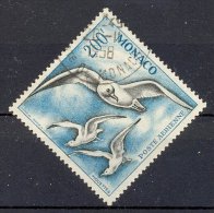 Naa1027 FAUNA VOGELS MEEUWEN GULL MOUETTES BIRDS VÖGEL AVES OISEAUX MONACO 1957 Gebr/used - Gabbiani