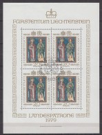 B1972 - LIECHTENSTEIN Yv N°675  FEUILLETTE ( Registered Shipment Only ) - Blocs & Feuillets