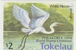 Tokelau-1994 Philakorea 94 White Heron 194 MNH - Tokelau