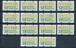 Bund ATM 1981 14 Werte 10 .. 280 ** Kpl. - Timbres De Distributeurs [ATM]