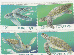 Tokelau-1995 Sea Turtle 217-220 MNH - Tokelau