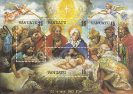 Vanuatu-1982 Christmas Souvenir Sheet 345a MNH - Vanuatu (1980-...)