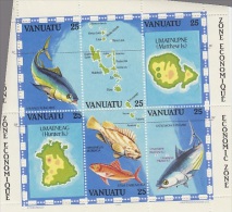 Vanuatu-1983 Economic Zone  353 MS MNH - Vanuatu (1980-...)