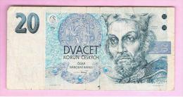 Checa Rep. - CZECH Rep.  = 20 Kurun 1994  P-10 - República Checa