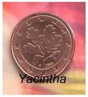 @Y@  Duitsland  /  Germany   1 - 2 - 5   Cent    2004    G      UNC - Germania