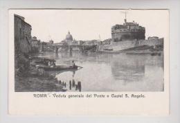 CPA ROMA PONTE E CASTEL S. ANGELO - Castel Sant'Angelo