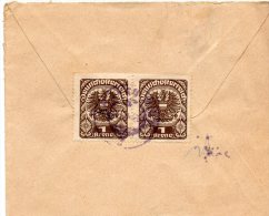 Austria Old Cover Mailed To USA - Brieven En Documenten