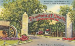 The Fountain Of Youth.  St. Augustine  Florida.  A-2594 - St Augustine