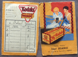 Pochette - Kodaks 26  - Robert Delacroix - Déchiré Au Pli - RARE - Materiaal & Toebehoren