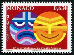 MONACO - 2013 - Festival Du Théatre Amateur - 1v Neufs // Mnh - Ongebruikt