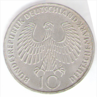 GERMANIA 10 MARK ARGENTO SILVER 1972 SPIELE DER XX. OLYMPIADE MUNCHEN - Gedenkmünzen