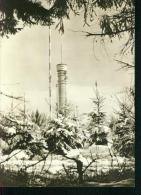 Schwerin Zippendorf Fernsehturm Turm Im Winter Sw 18.11.1968 - Watertorens & Windturbines