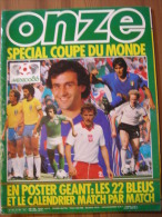 MAGAZINE FOOT- ONZE N°126 - JUIN 1986 - SPECIAL COUPE DU MONDE MEXICO 86 - PLATINI - FIFA WORLD CUP - VENDU SANS POSTER - Books