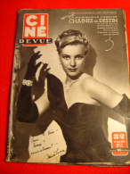 REVUE / CINE REVUE / N° 41 DE 1950 / MINO LIVA ?? +JEAN CLAUDE PASCAL - Revistas