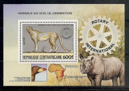 ROTARY - REPUBLICA CENTROAFRICANA 1983 - Yvert #H69B - MNH ** - Rotary, Lions Club
