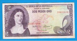 COLOMBIA - 2 Pesos 1976  P-413 - Colombia