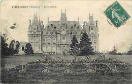 Somme -ref A408- Flixecourt - Le Chateau  -carte Bon Etat  - - Flixecourt