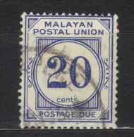 SS1005 - MALESIA 1936 , Tasse  Yvert  N. 14B  Used - Federation Of Malaya