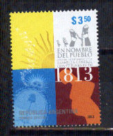 Argentina 2013 **  Bicentenario Asamblea General Constituyente De 1813. En Nombre Del Pueblo. Historia. Independencia. - Ungebraucht