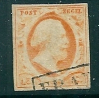 Netherlands 1852 SG 3b Used - Gebruikt