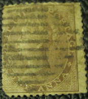 East India 1855 Queen Victoria 1a - Used - 1854 East India Company Administration