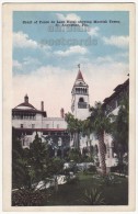 USA, ST AUGUSTINE FL ~ PONCE DE LEON HOTEL COURT ~ MOORISH TOWER ~ C1920s-1930s Unused Vintage Postcard - FLORIDA [4096] - St Augustine