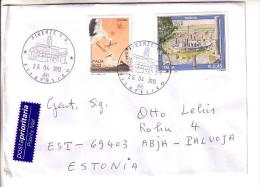 GOOD ITALY Postal Cover To ESTONIA 2013 - Good Stamped: Pozzuoli ; Birds - 2011-20: Oblitérés