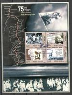 INDIA, 2005, Gandhi, 75th Anniversary Of Dandi March,, Miniature Sheet,, First Day Cancelled - Usados