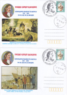 EXPLORATEUR PIERRE ESPRIT RADISSON,IN ARCTICA ,2X,SPECIAL POSTMARK ON COVERS ,2010,ROMANIA - Erforscher