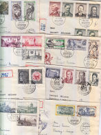 H0005 CZECHOSLOVAKIA, 8 @ 1950s Covers And Cards - Briefe U. Dokumente