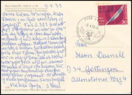 Switzerland 1973, Card Vals To Gottingen - Briefe U. Dokumente