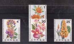 REPUBLIQUE DEMOCRATIQUE DU CONGO : 1971:N°778/81 NSC.FLEURS. - Mint/hinged
