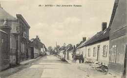 Somme -ref A270- Boves - Rue Alexandre Vasseur   -carte Bon Etat  - - Boves