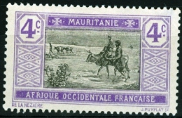 MAURITANIA, COLONIA FRANCESE, FRENCH COLONY, 1913-1938, FRANCOBOLLO NUOVO, (MNG), Scott 20 - Unused Stamps