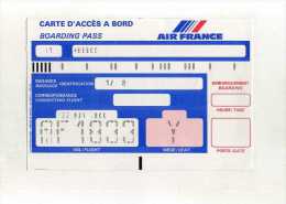 - CARTE D'ACCES A BORD . AIR FRANCE . - Europa