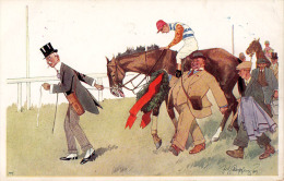 COURSE De CHEVAUX / HORSE RACE - ILLUSTRATION SIGNÉE: SCHÖNPFLUG - 1909 : B.K.W.I. 679-4 - PRINTED In AUSTRIA (o-114) - Schönpflug, Fritz