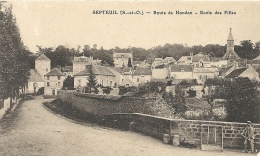 Yvelines : Septeuil, Route De Houdan, Ecole Des Filles - Septeuil