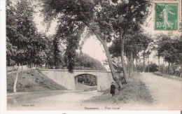 DAMAZAN PONT CANAL (PROLONGEMENT DU CANAL DU MIDI)  1923 - Damazan