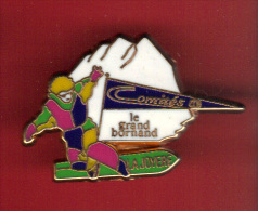 28902-pin's Ski.le Grand Bornand.la Joyere.signé Plessis Paris. - Sport Invernali