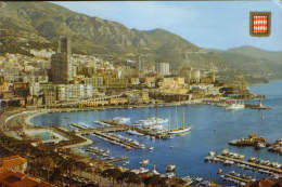 Monaco-Postcard 1987-Port-La Pool And Monte Carlo-2/scans - Hafen