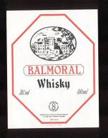 Etiquette De  Whisky  -  Balmoral -   Ecosse - Whisky