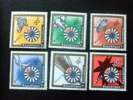 RWANDA  - REPUBLIQUE RWANDAISE  1967  - TABLE RONDE DE KIGALI  Yvert & Tellier Nº 213 / 218 ** MNH - Unused Stamps